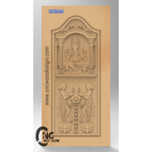 Wooden door CNC design