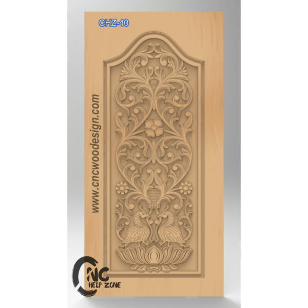 wooden 3d door design